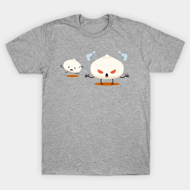 Angry Dumpling T-Shirt by KifLeeDesigns